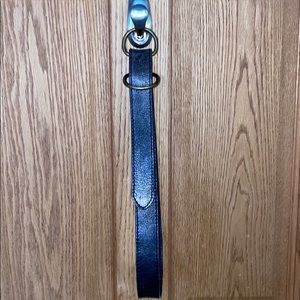 Women’s Black Belt with Gold Buckle